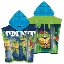 Poncho serviette de plage Tortue Ninja des 3ans