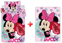 Disney Minnie Couvre-lit enfant et polaire Sweets 1 personne