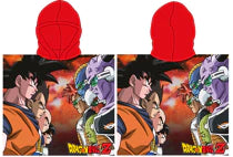 Serviette de plage poncho Dragon Ball Combat des 3ans