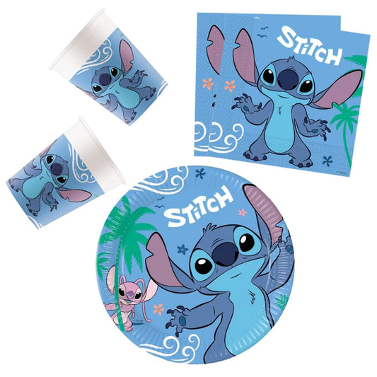 Disney Lilo et Stitch, la soirée set de fête 36 pcs