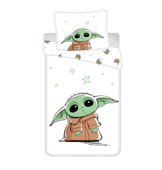 Star Wars Couvre-lit Baby Yoda 1 personne