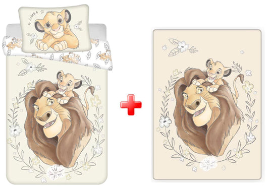 Disney Couvre-lit et Couverture enfant Le Roi Lion Simba 1 personne