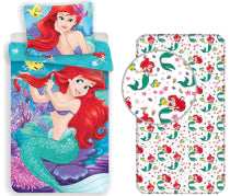 -Disney princesses, Ariel couvre-lit et drap en caooutchouc 1 personne