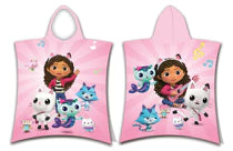 Gabby chat serviette de plage poncho des 3ans