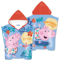 Peppa pig serviette de plage poncho des 3ans