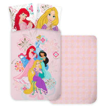 Disney Couvre-lit enfant Princesses 1 personne