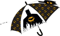 Batman parapluie transparent semi-automatique enfants