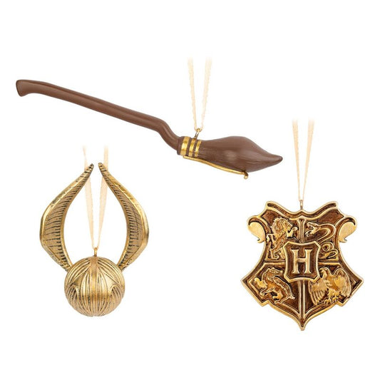 Set 3 Ornements de Noël Harry Potter 7cm