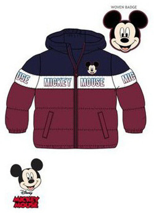 Disney Mickey veste doublée bébé  rouge