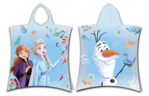 Disney Poncho serviette de plage bleu la reine des neige des 3ans