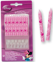 Disney Minnie bougie à gâteau, lot de 12 bougies