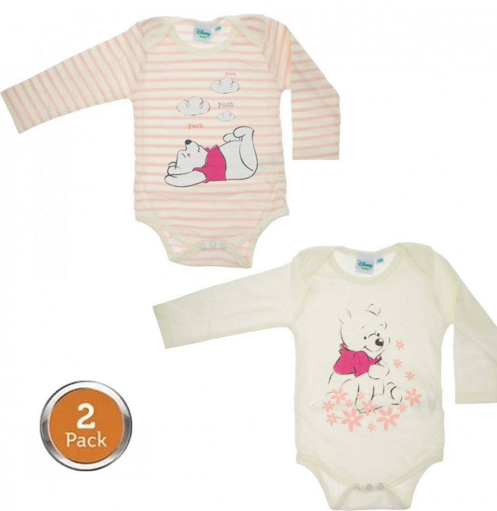 Disney Body bébé Winnie l'ourson rose 2 pièces